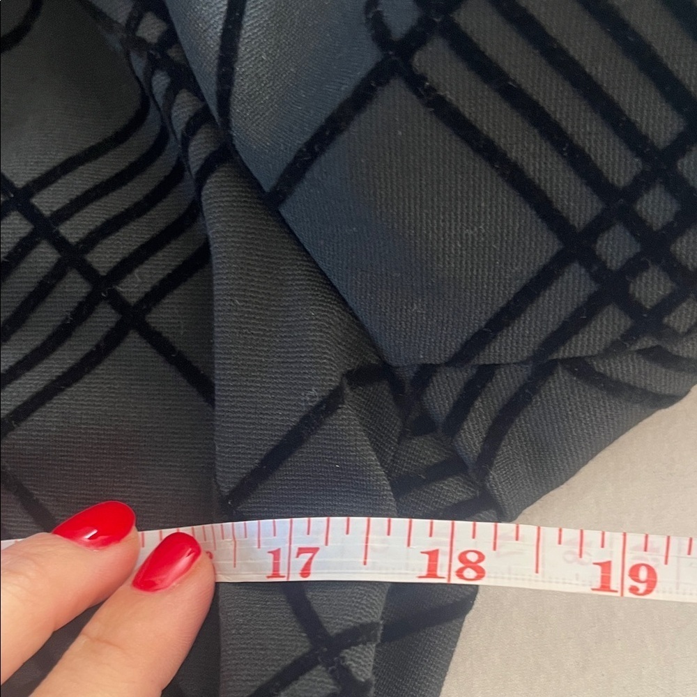 Jules & Leopold Studio Black Velvet Grid Plaid Blazer Jacket Small preppy - Picture 8 of 11